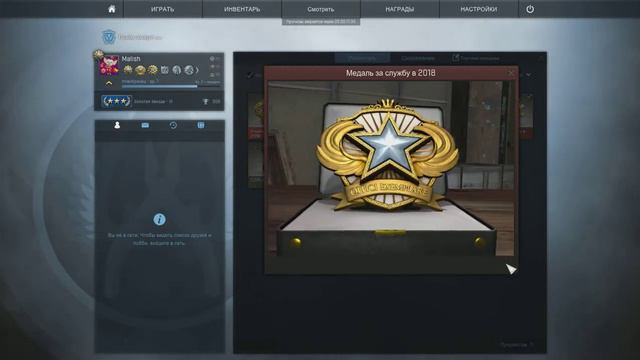 НОВАЯ МЕДАЛЬ ЗА СЛУЖБУ 2018 ГОД В КСГО В HD КАЧЕСТВЕ смотреть онлайн