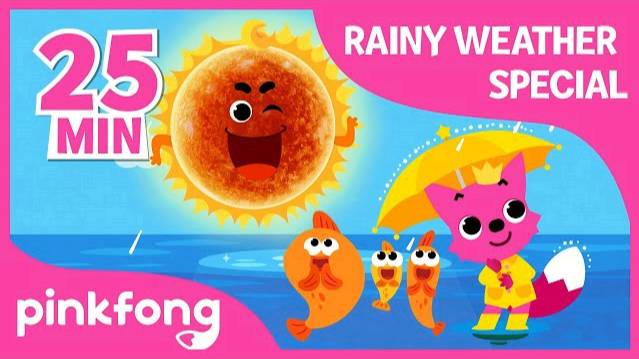 Rain rain Go Away and more | Rainy Day Special | +Compilation | Pinkfong Songs for Children смотреть онлайн