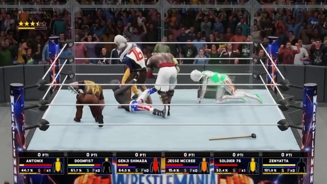 Overwatch But Is WWE2K18 смотреть онлайн