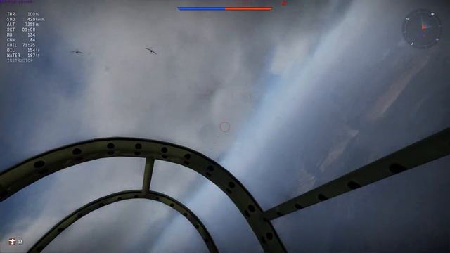 War Thunder - Cockpit View (LaGG-3-23) смотреть онлайн
