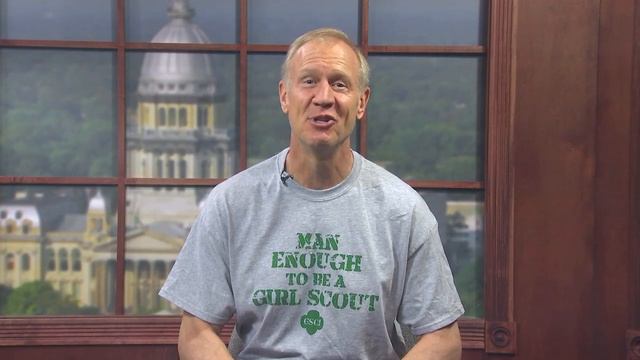 State of Illinois Governor Bruce Rauner is Man Enough to be a Girl Scout смотреть онлайн