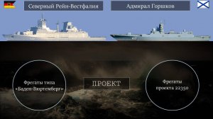 "Адмирал Горшков" против новейшего германского фрегата