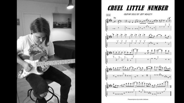 Cruel Little Number Guitar Solo By Jeff Healey #guitarsolo #jeffhealey #bluesguitar
