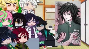 //~♡☆Algunos pilares reaccionan a 💐 Giyuutan 💐~☆♡//+Tanjiro-//ships//