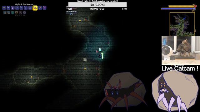 Moon Lord Today Maybe ? - Terraria Calamity Mod Collab With Https://www.twitch.tv/lukkistarr