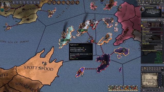 CK2 Game of Thrones - House Sunderland #43 - Invasion of the Stepsisters смотреть онлайн