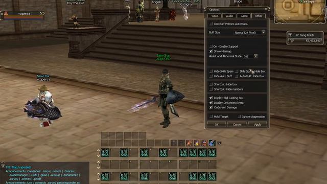 Lineage 2 Interface Interlude Auto Assist смотреть онлайн