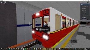 Warsaw Metro Roblox Linka M1 Młociny - Kabaty 81-71 (TIMELAPSE)