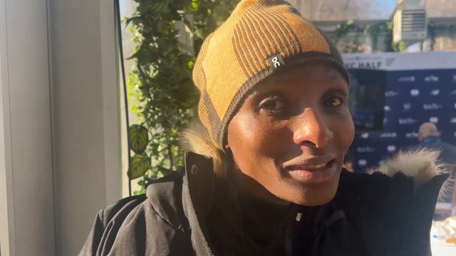 Hellen Obiri After Winning NYC Half, Smashes Course Record In 67:21 смотреть онлайн