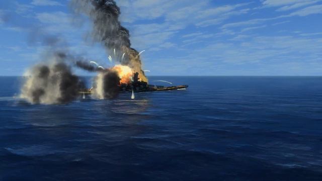 DKM Bismarck Vs USS Missouri (BB-63) | Battleship Fight | | FOTRS/SH4