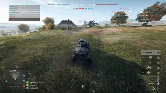 Battlefield V Panzer 38 T blitzkrieg Strategy with "Azura" & squad mate смотреть онлайн
