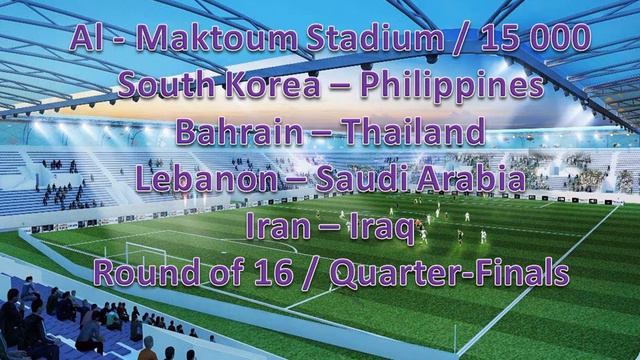 AFC Asian Cup 2019 Stadiums And Match смотреть онлайн