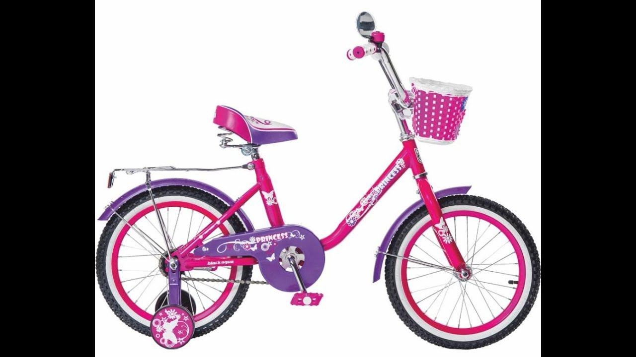 Black Aqua Pricess 2021 года велосипед детский Видеообзор. смотреть онлайн