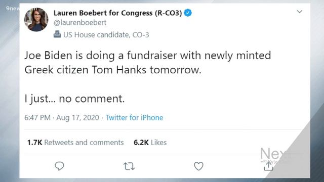 Lauren Boebert references QAnon conspiracy about Tom Hanks in tweet смотреть онлайн