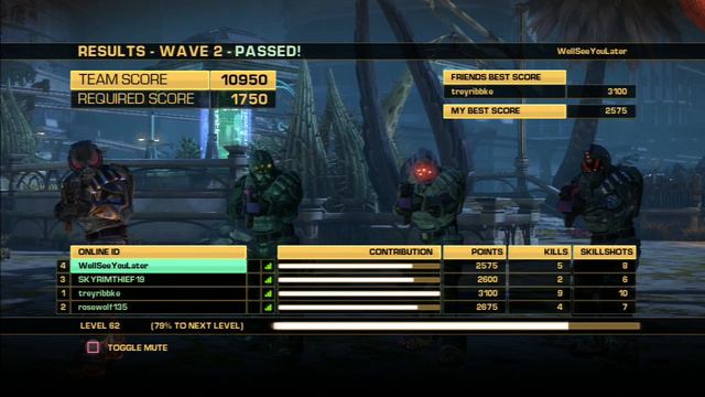 Bulletstorm PS3 Online, 4 Player (Anarchy, Grand Central) Waves 1-3 смотреть онлайн