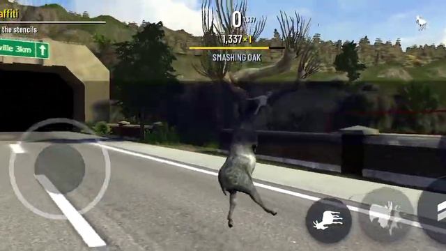 Smashing Oak In Buck To School : Goat Simulator Game смотреть онлайн