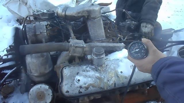 Ямз 236 турбо пробный запуск.