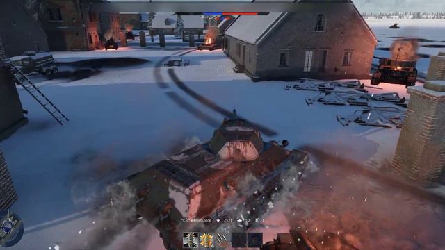 War Thunder | SAV 20.12.48 + T-34 (3.7 RB) | Poland Winter | Player: K4mpfspeck | No Commentary смотреть онлайн