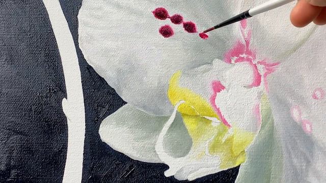 Orchids Oil Painting Demo Part 1 смотреть онлайн