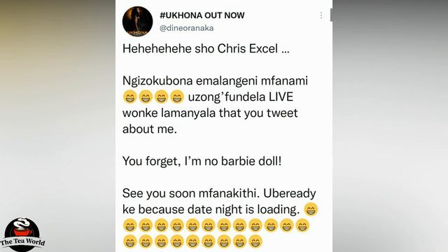 Dineo Ranaka th'reatens a tweep? смотреть онлайн