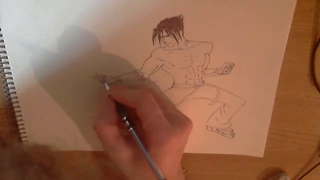 Let's Draw Tekken 7 Fated Retribution - Jin Kazama speedraw (anime/manga style) смотреть онлайн