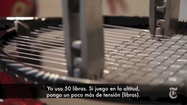 Paula Ormaechea — WTA Player — Portable Stringing Machine смотреть онлайн