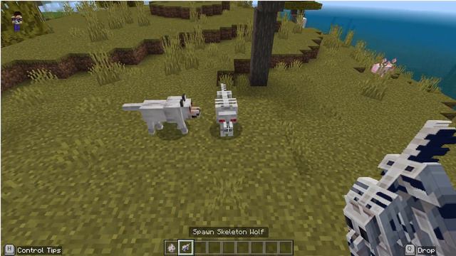 Minecraft: Wolf VS Skeleton wolf from Minecraft Earth смотреть онлайн