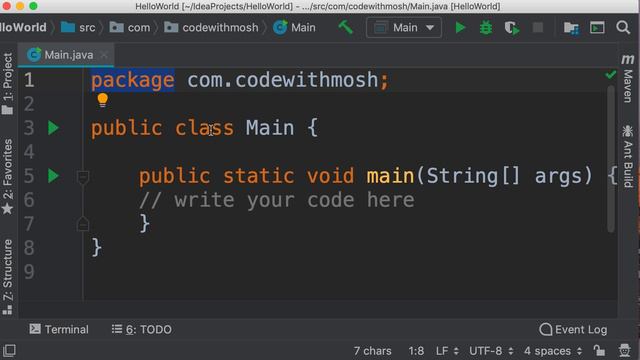 3- Your First Java Program смотреть онлайн
