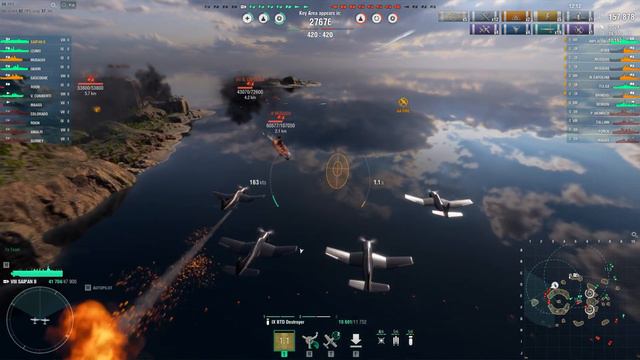 World of WarShips Saipan B - 327K Damage | NEW WORLD RECORD ! смотреть онлайн
