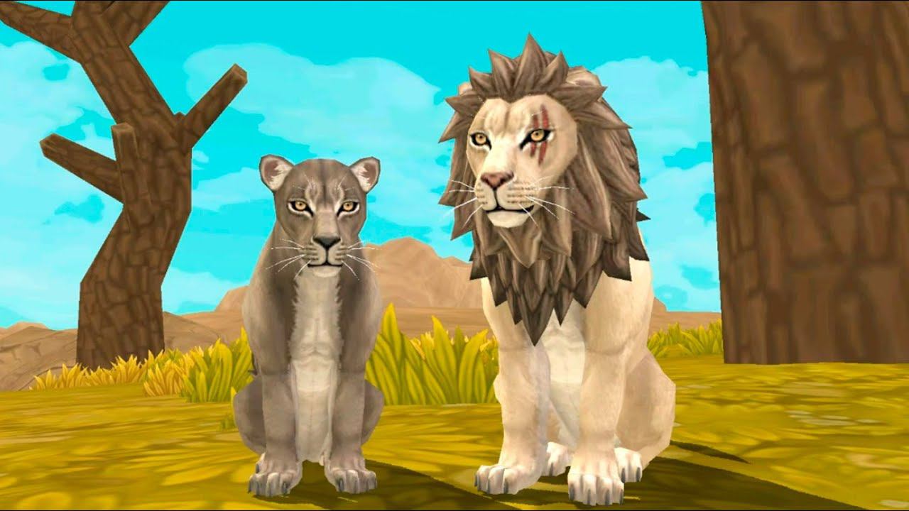 Храбрый лев 7-8-9 главы Леон нашел любовь ❤ WildCraft смотреть онлайн