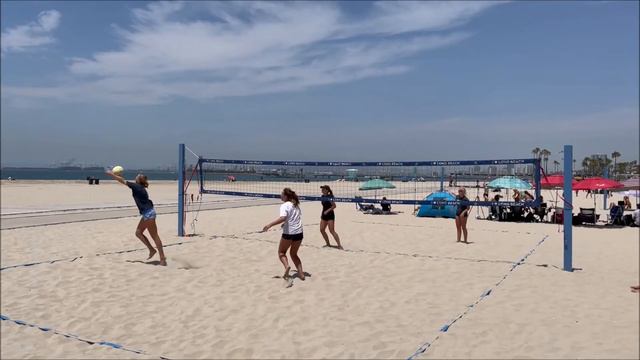 6 16 21 CBVA 16U Belmont Shores Malia and Victoria Match 3 смотреть онлайн