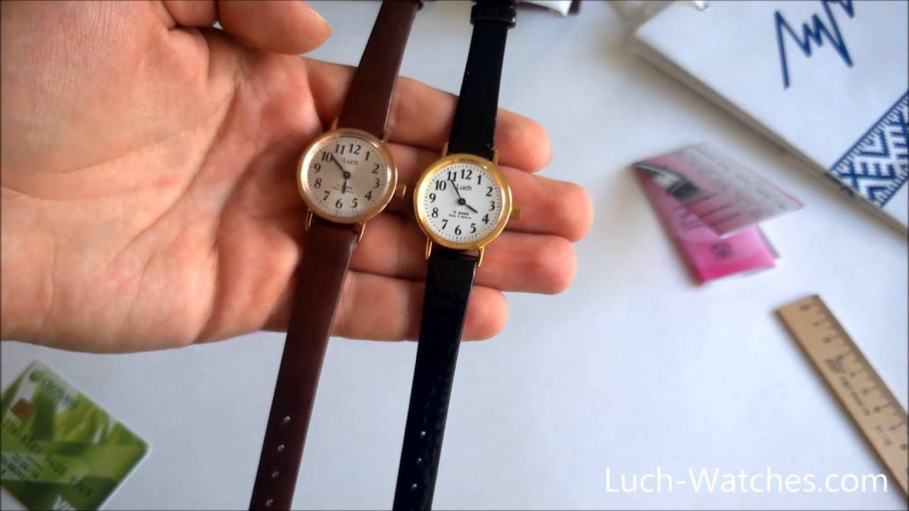 Обзор женских часов Луч 377118775 и 77118747 смотреть онлайн
