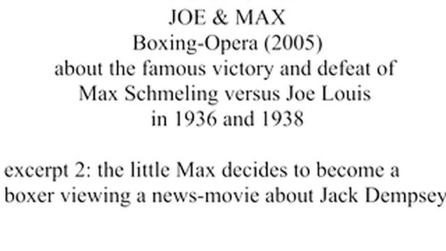 Alexander Strauch - JOE & MAX, boxing-opera, Max Schmeling as child 2/8 смотреть онлайн