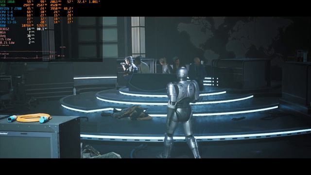 RoboCop: Rogue City on a GTX 1060 смотреть онлайн