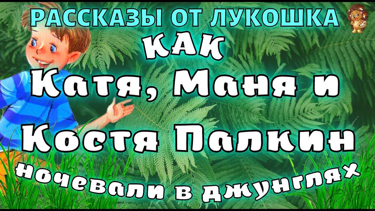 КАК КАТЯ, МАНЯ И КОСТЯ ПАЛКИН НОЧЕВАЛИ В ДЖУНГЛЯХ — Рассказ, Ирина Пивоварова | Рассказы для детей