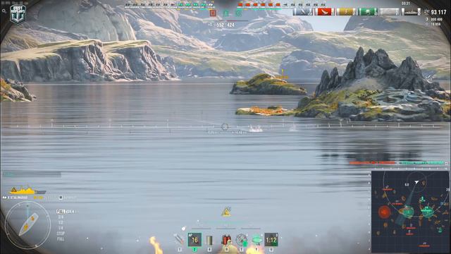 Cruiser Stalingrad: 8 ships destroyed on map Land of Fire - World of Warships смотреть онлайн