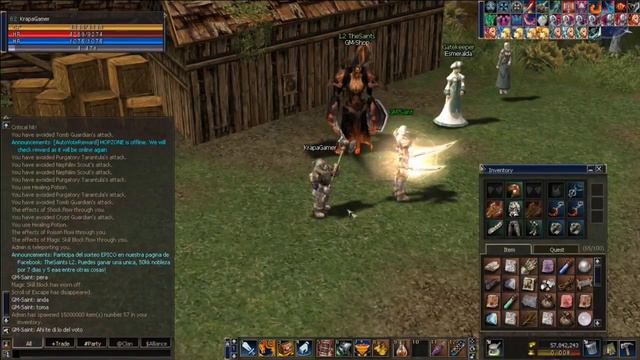 Lineage 2 Interlude En vivo The Saints L2 смотреть онлайн