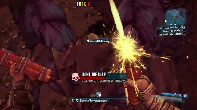 Psycho Riding a Bullymong - (Borderlands: The Handsome Collection) смотреть онлайн