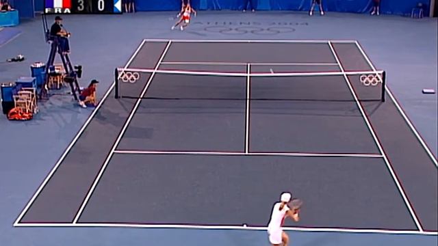 Justine Henin vs Amelie Mauresmo 2004 Athens Final Highlights смотреть онлайн
