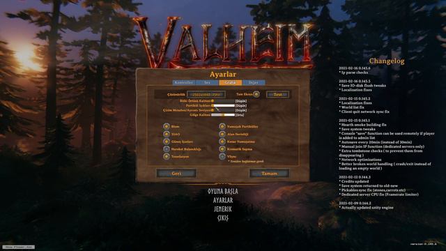 Valheim - FPS Artırma Ayarları смотреть онлайн