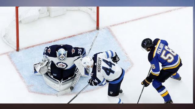 Hutton stops 48 s hots for 9th shutout, Blues beat Jets 2 0 смотреть онлайн