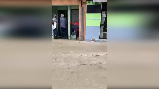 Terrible storms covered Europe! The city of Calatayud in Spain was hit by floods смотреть онлайн