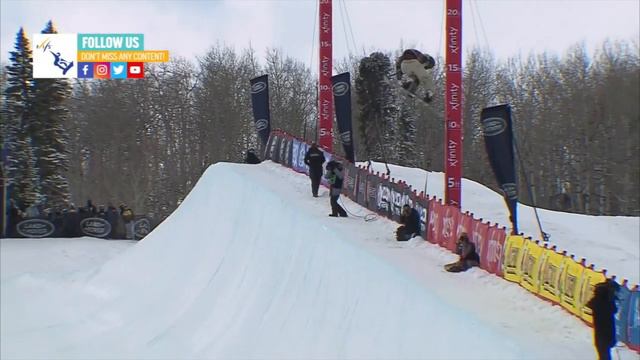 Andre Hoeflich Men's Halfpipe 2021 World Cup Aspen 3rd place run смотреть онлайн