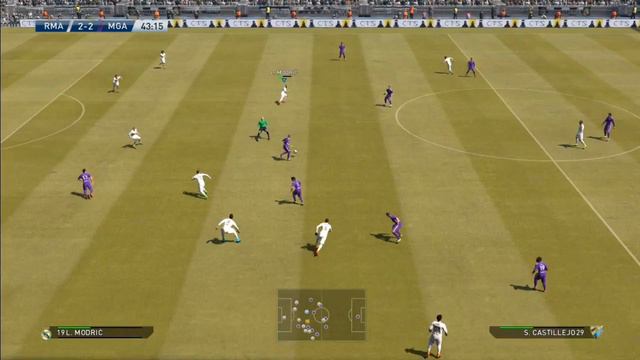 PES 2016 - Real Madrid vs Málaga смотреть онлайн