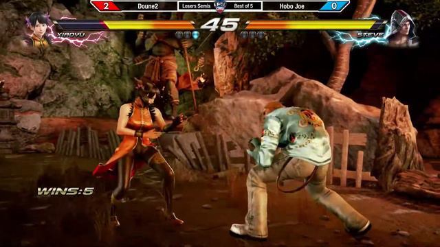 SCB 4-7-18 (Tekken 7) - Doune2 (Xiaoyu) vs. Hobo Joe (Steve) - Losers Semis смотреть онлайн
