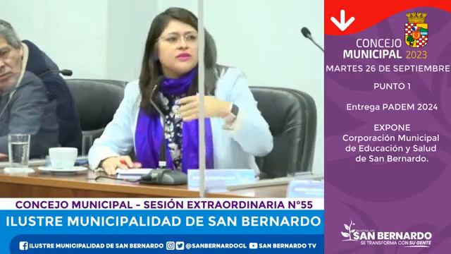 CONCEJO MUNICIPAL - Sesión Extraordinaria N° 55 смотреть онлайн