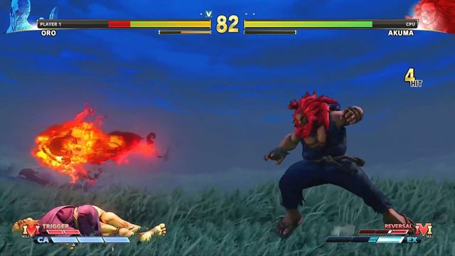 Oro vs Akuma (Hardest AI) - Street Fighter V смотреть онлайн