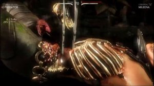 MORTAL KOMBAT X - Predator vs.  Mileena [inkl. FATALITY]