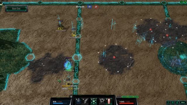 Star Strikers, Archon the slam dunker, Starcraft 2 Arcade Map смотреть онлайн