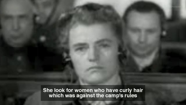 Execution Of Maria Mandl Nazi SS Head Of Women's Camp At Auschwitz